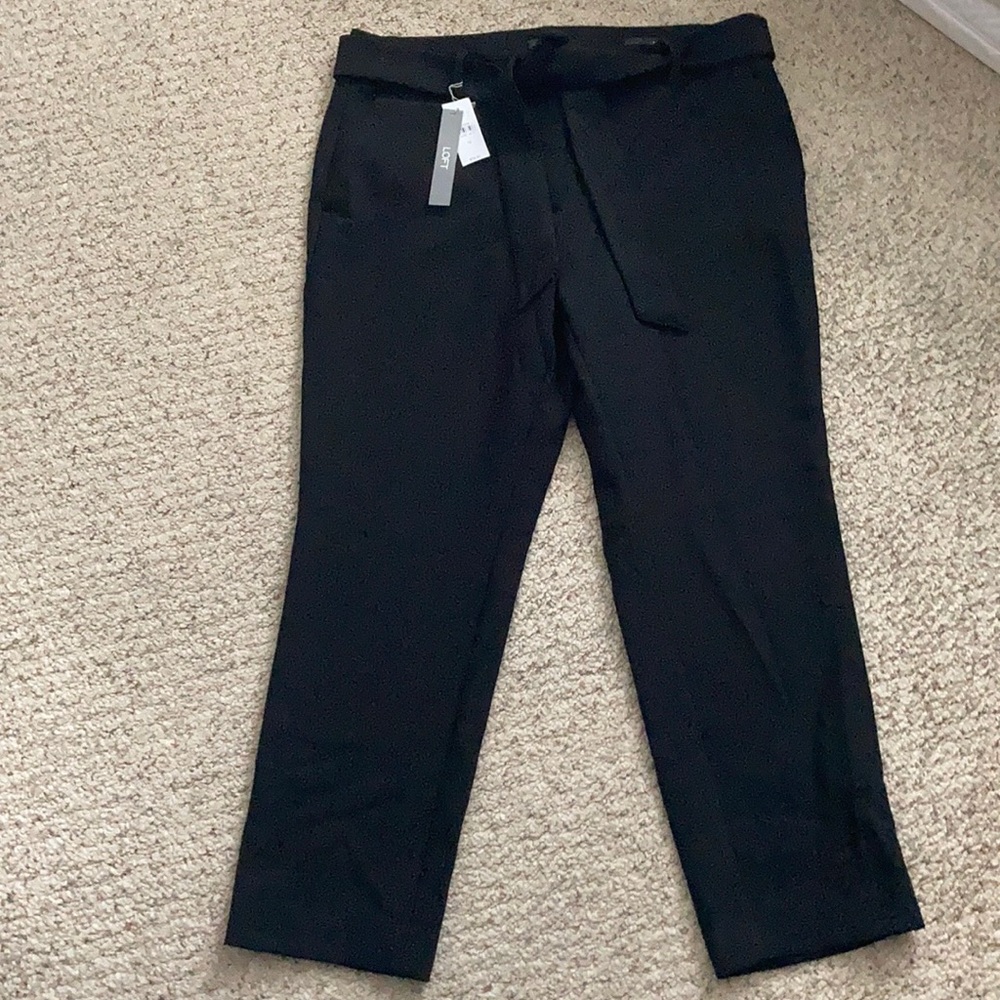 LOFT BLACK PANTS-size 12